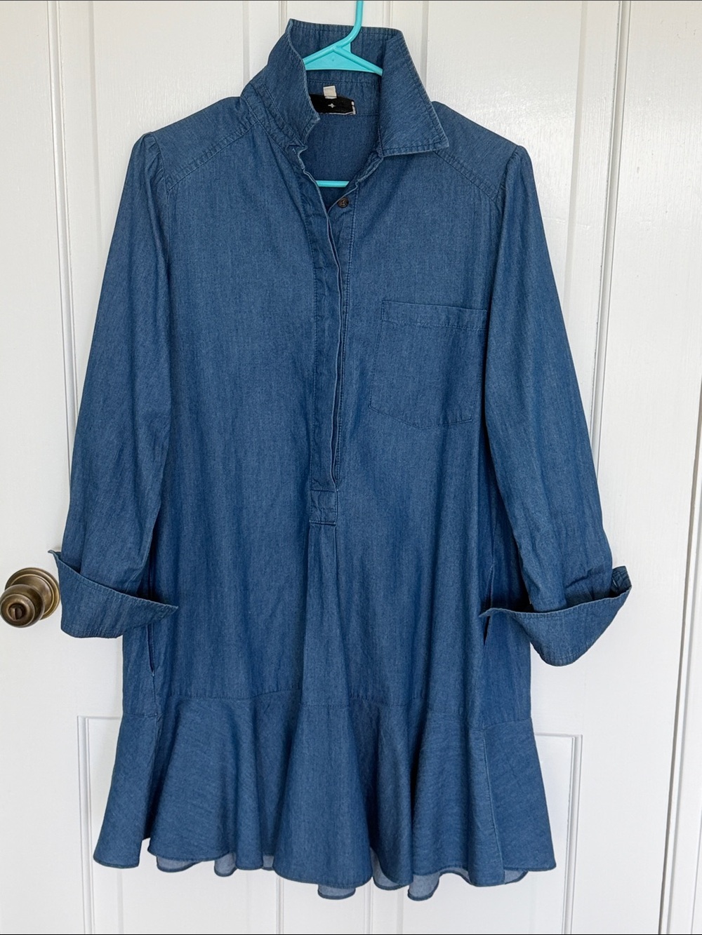 Tucknuck Chambray Callahan Dress small⦠like new